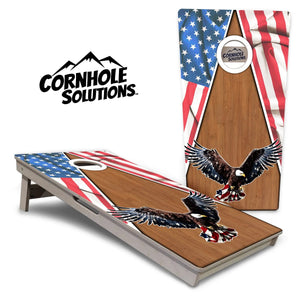 Eagle Triangle Wood Cornhole Boards - Professional Tournament Series Cornhole Solutions