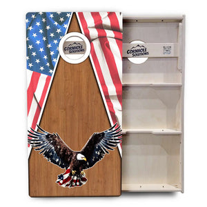 Eagle Triangle Wood Cornhole Boards - Professional Tournament Series Cornhole Solutions