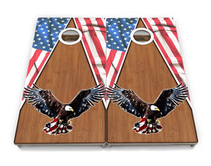 Eagle Triangle Wood Cornhole Boards - Professional Tournament Series Cornhole Solutions