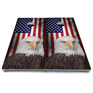 Eagle USA Flag Cornhole Boards - All Weather Series Cornhole Solutions