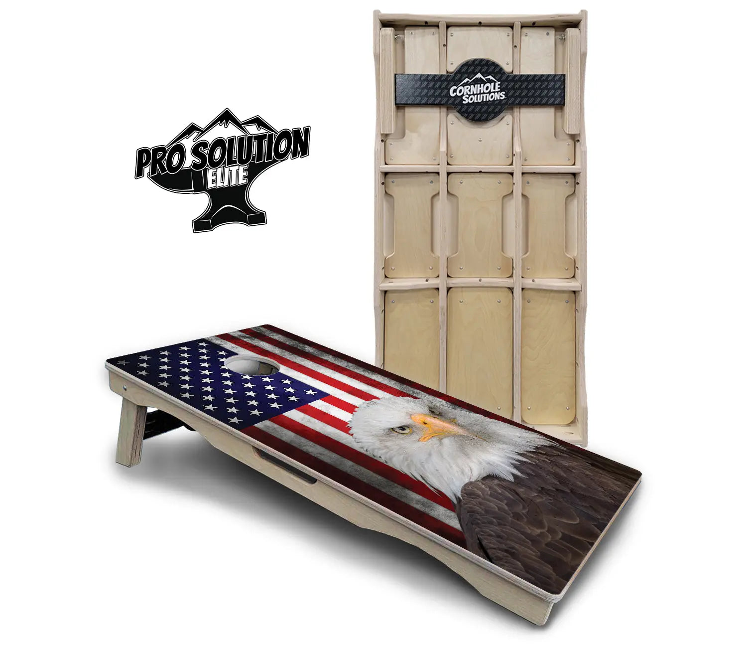 Eagle USA Flag Cornhole Boards - Pro Solution Elite Series Cornhole Solutions