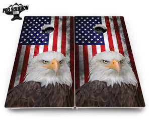 Eagle USA Flag Cornhole Boards - Pro Solution Elite Series Cornhole Solutions