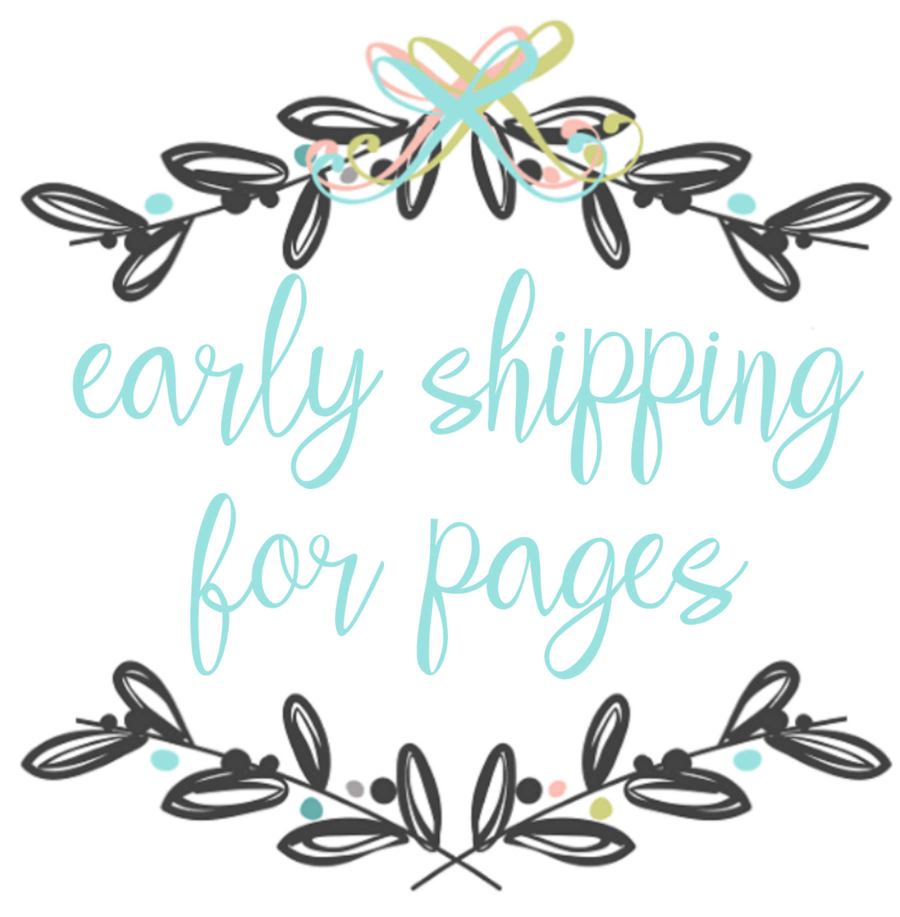 Early Shipping for Pages by AP Creations in Tuscaloosa, children's boutique clothing main product photo