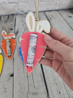 Easter Carrot Money Holder EverLee Creations