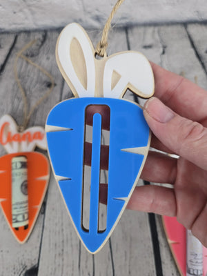 Easter Carrot Money Holder EverLee Creations