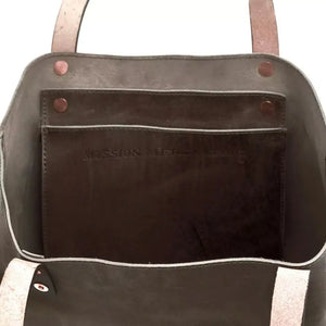 Eden LARGE Leather Tote Bag - Classic Mission Mercantile Leather Goods