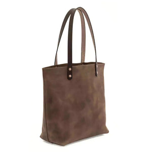 Eden LARGE Leather Tote Bag - Classic Mission Mercantile Leather Goods