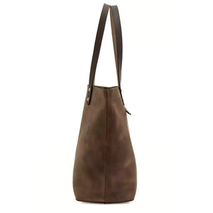 Eden LARGE Leather Tote Bag - Classic Mission Mercantile Leather Goods