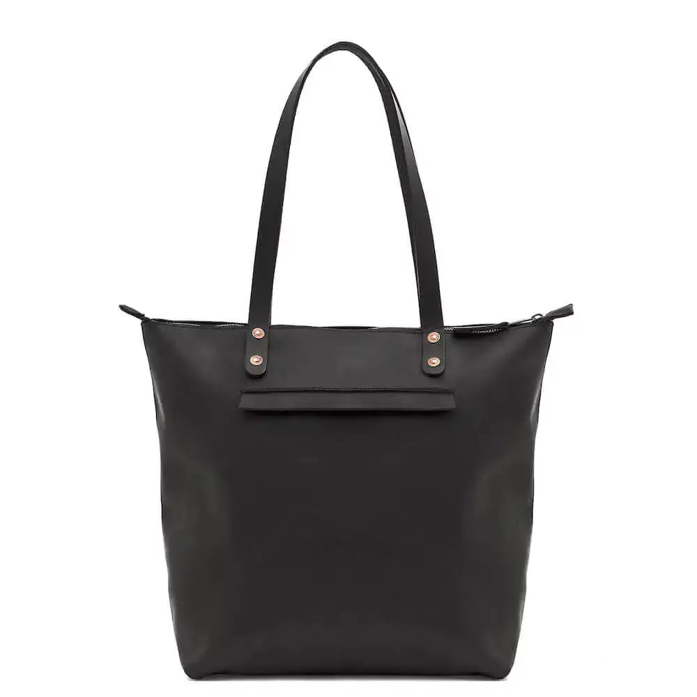 Eden LARGE Leather Tote Bag - Zippered Mission Mercantile Leather Goods