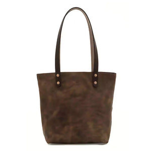 Eden MEDIUM Leather Tote Bag - Classic by Mission Mercantile Leather Goods, handmade leather goods detail photo 3