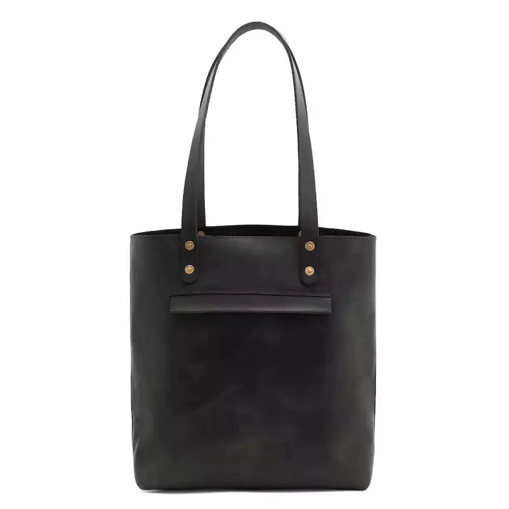 Eden MEDIUM Leather Tote Bag - Classic by Mission Mercantile Leather Goods, handmade leather goods detail photo 14