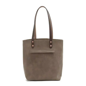 Eden MEDIUM Leather Tote Bag - Classic by Mission Mercantile Leather Goods, handmade leather goods detail photo 24