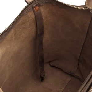 Eden MEDIUM Leather Tote Bag - Zippered by Mission Mercantile Leather Goods, handmade leather goods detail photo 11