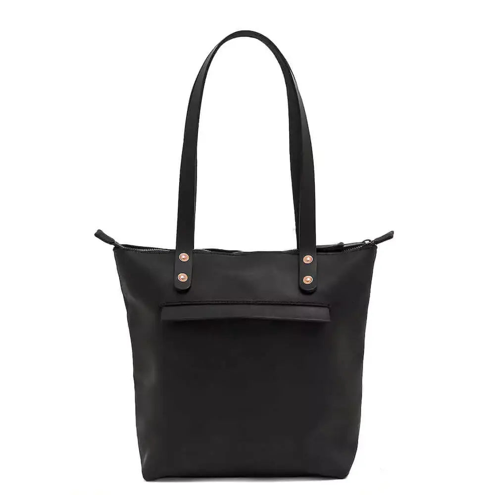 Eden MEDIUM Leather Tote Bag - Zippered by Mission Mercantile Leather Goods, handmade leather goods detail photo 15
