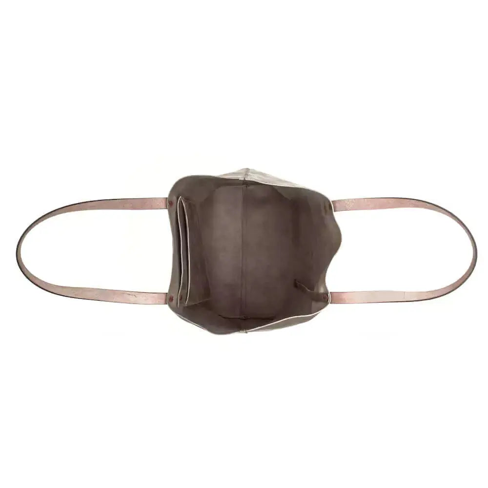 Eden OVERSIZED Leather Tote Bag - Classic by Mission Mercantile Leather Goods, handmade leather goods detail photo 12