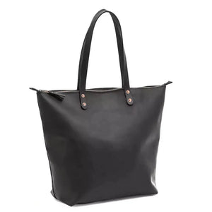 Eden OVERSIZED Leather Tote Bag - Zippered by Mission Mercantile Leather Goods, handmade leather goods detail photo 6