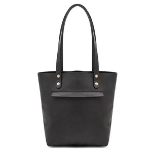 Eden SMALL Leather Tote Bag - Classic by Mission Mercantile Leather Goods, handmade leather goods detail photo 5