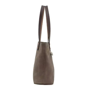 Eden SMALL Leather Tote Bag - Classic by Mission Mercantile Leather Goods, handmade leather goods detail photo 17