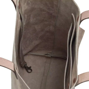 Eden SMALL Leather Tote Bag - Classic by Mission Mercantile Leather Goods, handmade leather goods detail photo 21