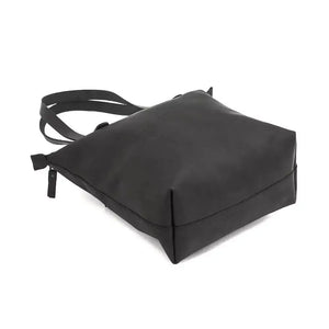Eden SMALL Leather Tote Bag - Zippered by Mission Mercantile Leather Goods, handmade leather goods detail photo 18