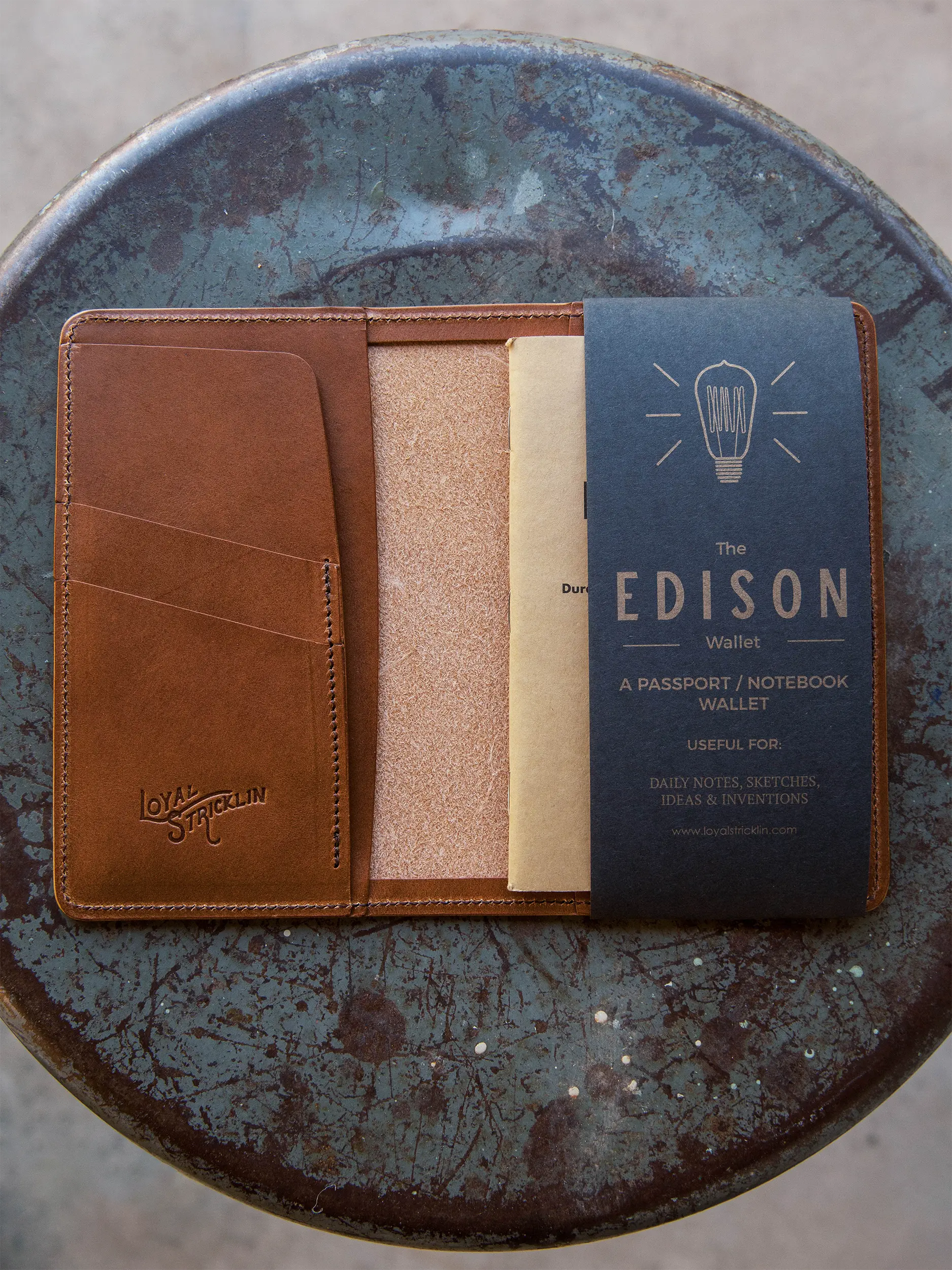Edison Wallet - Tobacco Loyal Stricklin