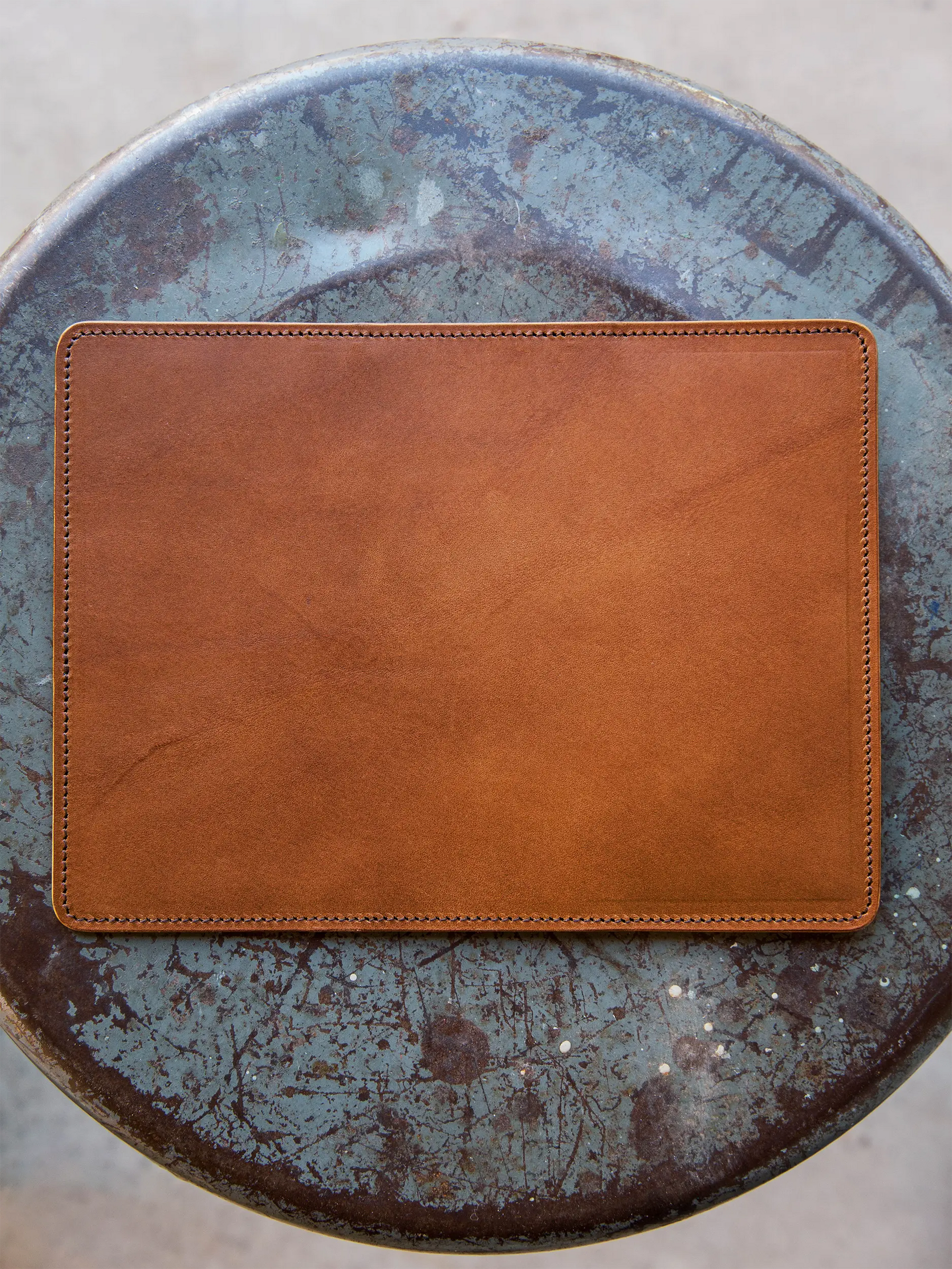 Edison Wallet - Tobacco by Loyal Stricklin, handmade leather goods detail photo 5