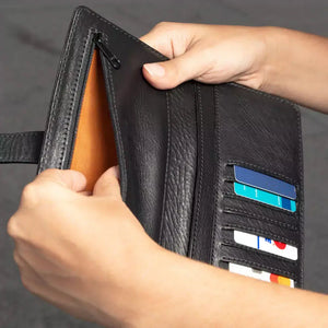Eleanor Leather Wallet by Mission Mercantile Leather Goods, handmade leather goods detail photo 11