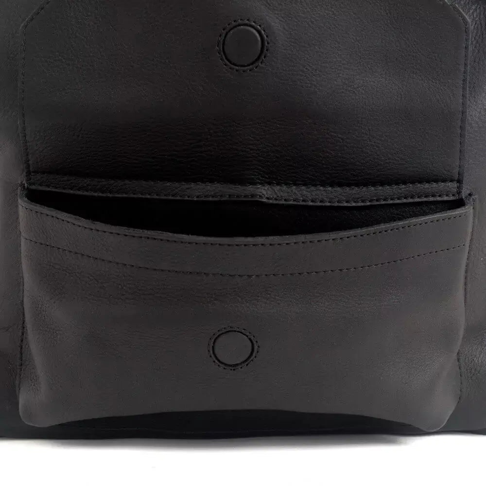 Ellington Leather Backpack by Mission Mercantile Leather Goods, handmade leather goods detail photo 22