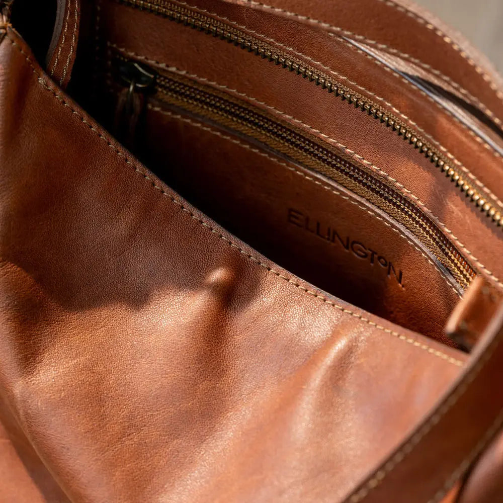 Ellington Leather Crossbody Purse Mission Mercantile Leather Goods