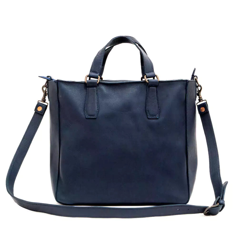 Ellington Leather Market Tote by Mission Mercantile Leather Goods, handmade leather goods detail photo 17