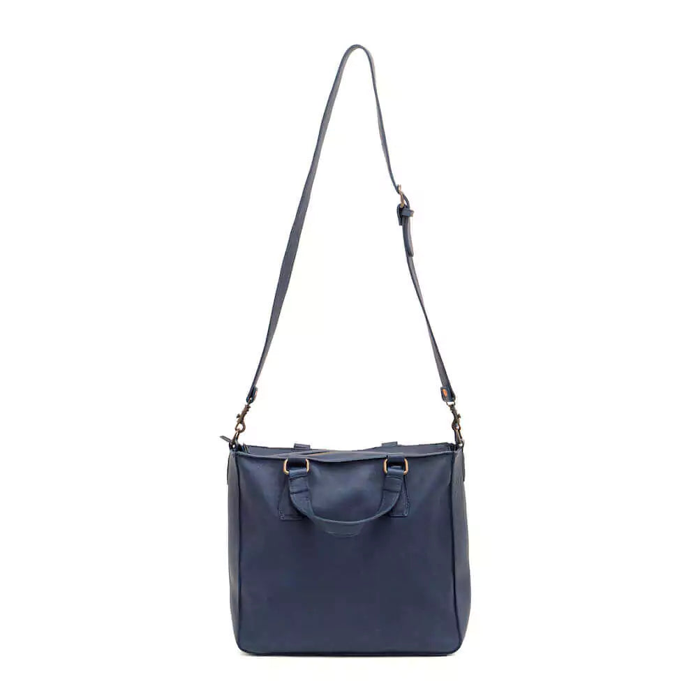 Ellington Leather Market Tote by Mission Mercantile Leather Goods, handmade leather goods detail photo 18