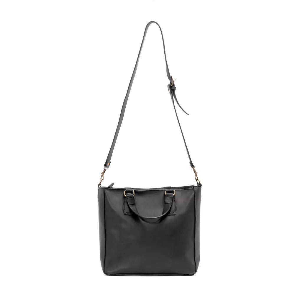Ellington Leather Market Tote by Mission Mercantile Leather Goods, handmade leather goods detail photo 35
