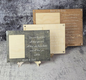 Engraved Handwriting Frame EverLee Creations