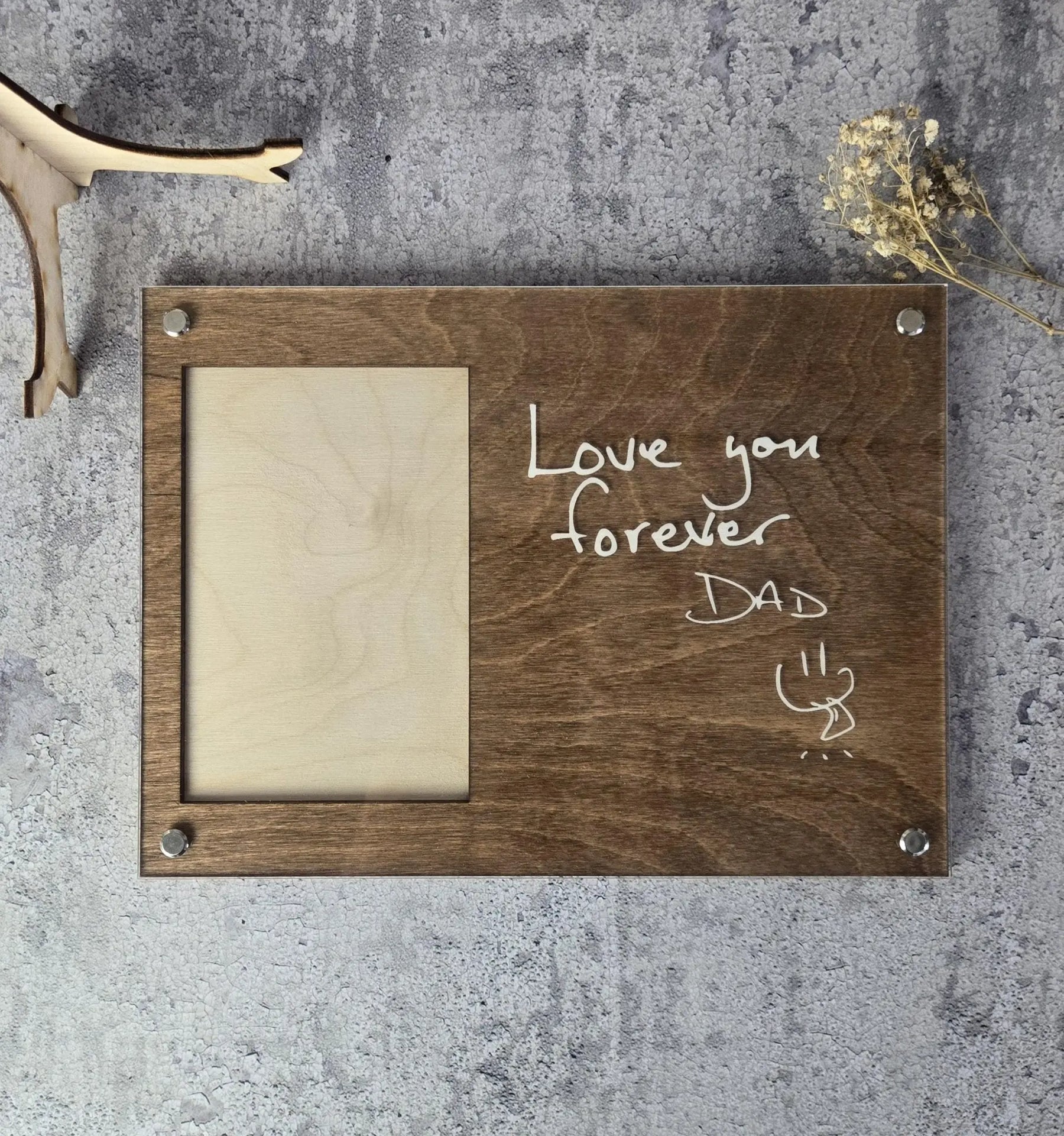 Engraved Handwriting Frame EverLee Creations