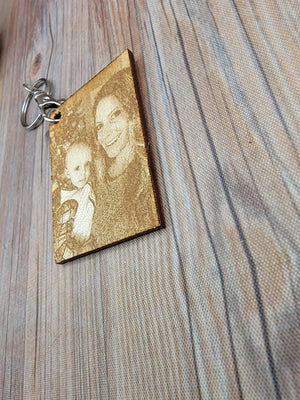 Engraved Photo Keychain EverLee Creations