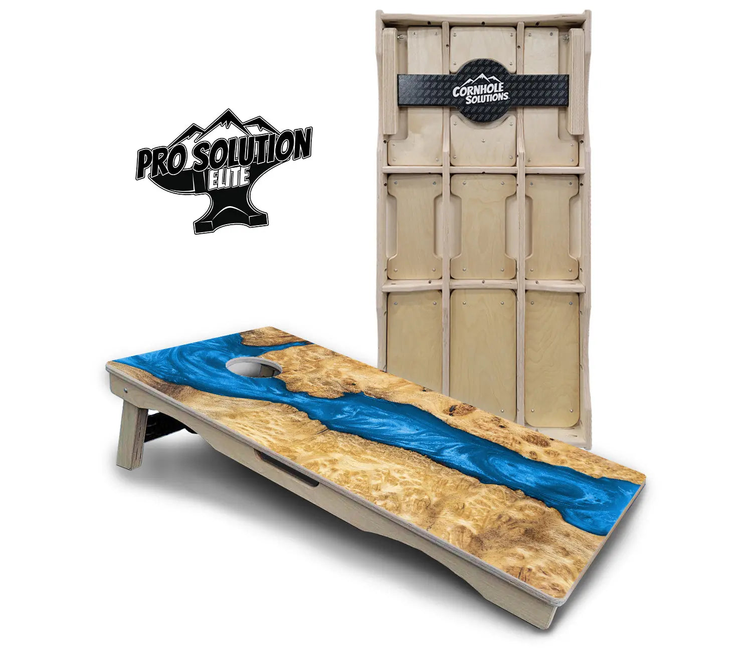Epoxy Cornhole Boards (not actual epoxy) - Pro Solution Elite Series by Cornhole Solutions, custom cornhole board main product photo
