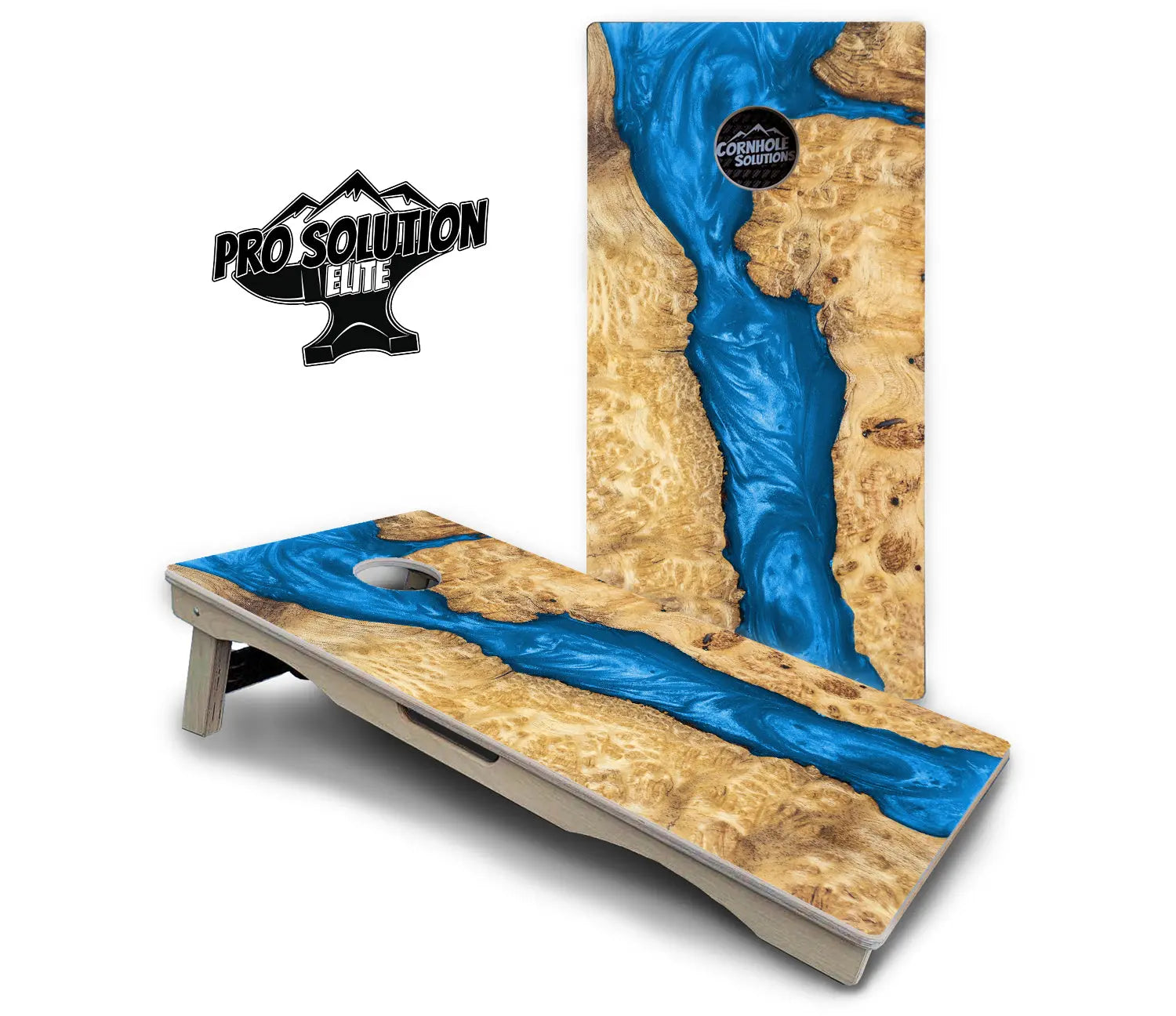 Epoxy Cornhole Boards (not actual epoxy) - Pro Solution Elite Series by Cornhole Solutions, custom cornhole board detail photo 2