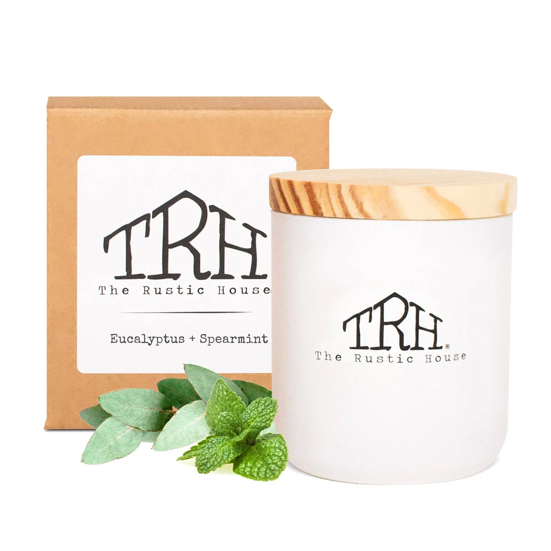 Eucalyptus + Spearmint Candle The Rustic House