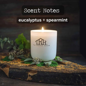 Eucalyptus + Spearmint Candle The Rustic House