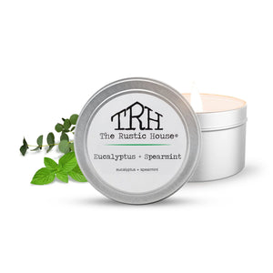 Eucalyptus + Spearmint Travel Tin The Rustic House