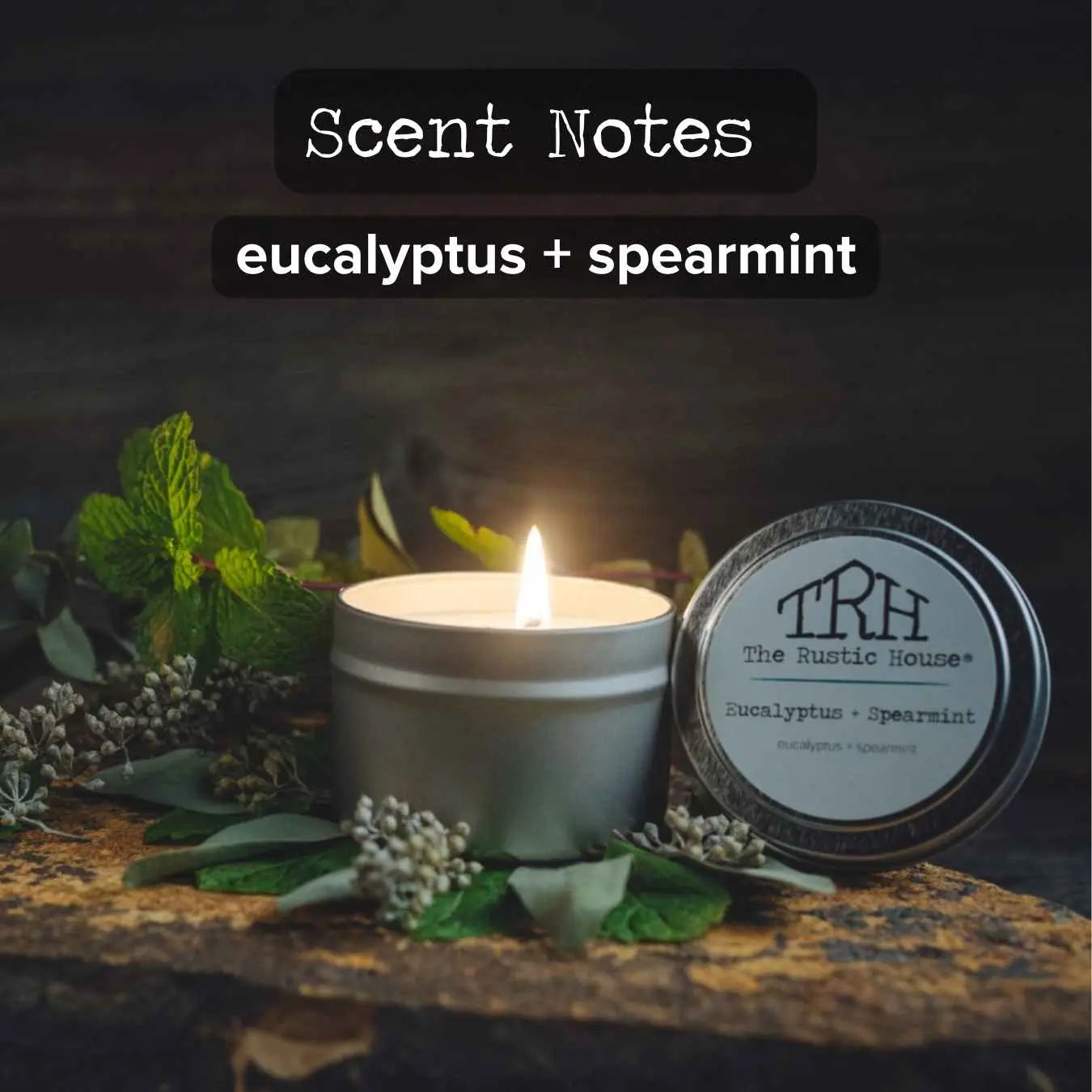 Eucalyptus + Spearmint Travel Tin The Rustic House