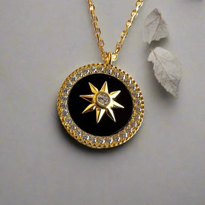 North Star Necklace | Onyx by Ke Bella, additional product image 3
