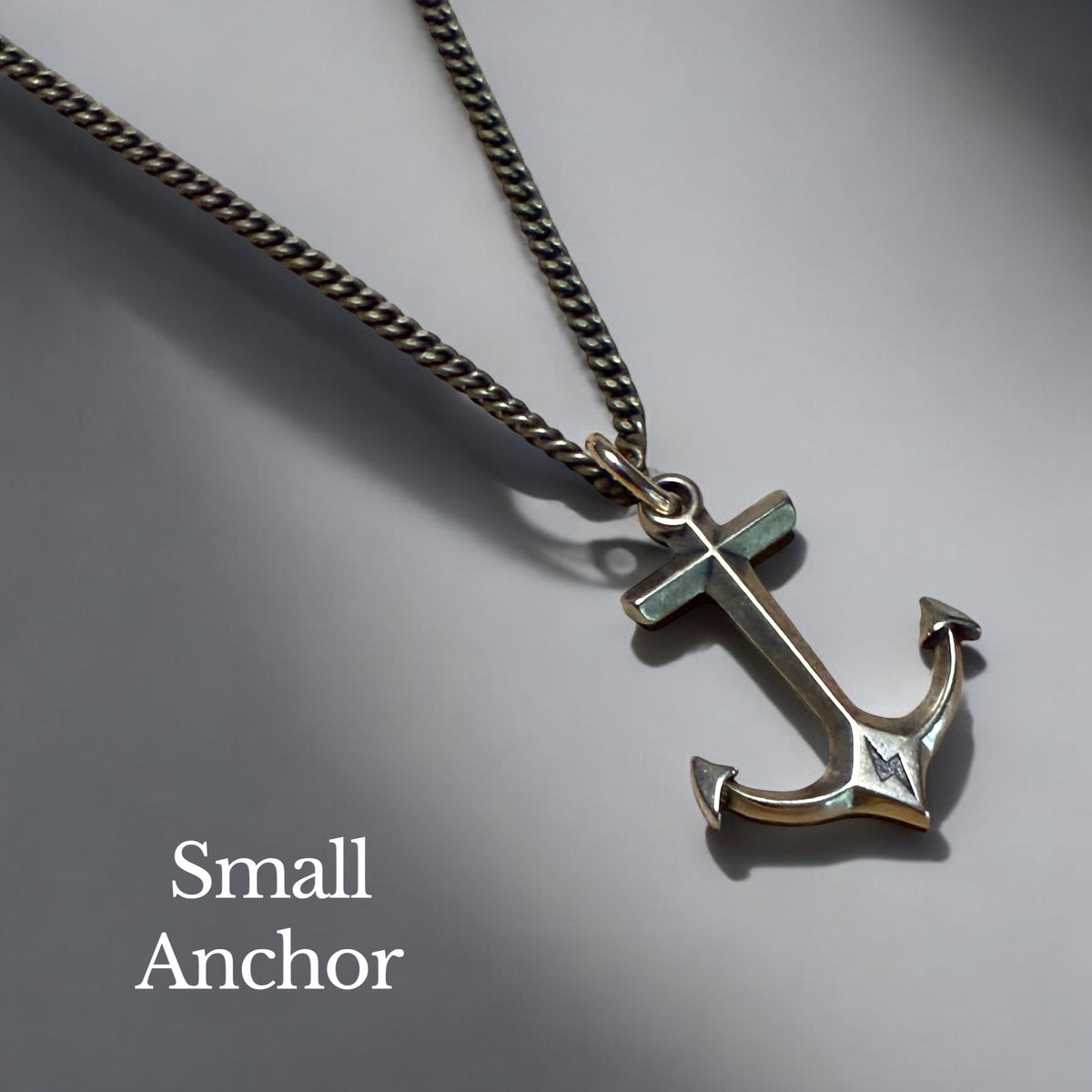 Hold Fast Anchor Necklace - Bronze Christian necklace by Forged By Fire - additional view 4