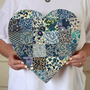 Fabric-Faced Pallet Hearts by Dennehey Design Co., gift giving detail photo 5