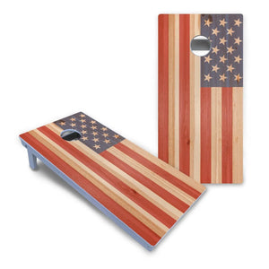 Faded Texas & American Cornhole Boards - All Weather Series Cornhole Solutions