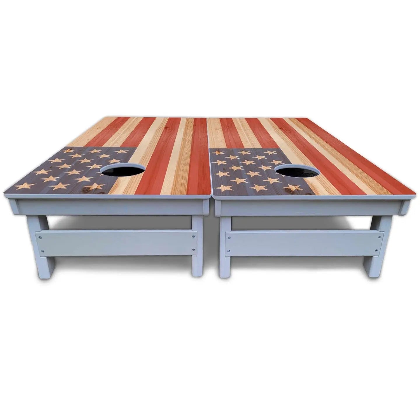 Faded Texas & American Cornhole Boards - All Weather Series Cornhole Solutions