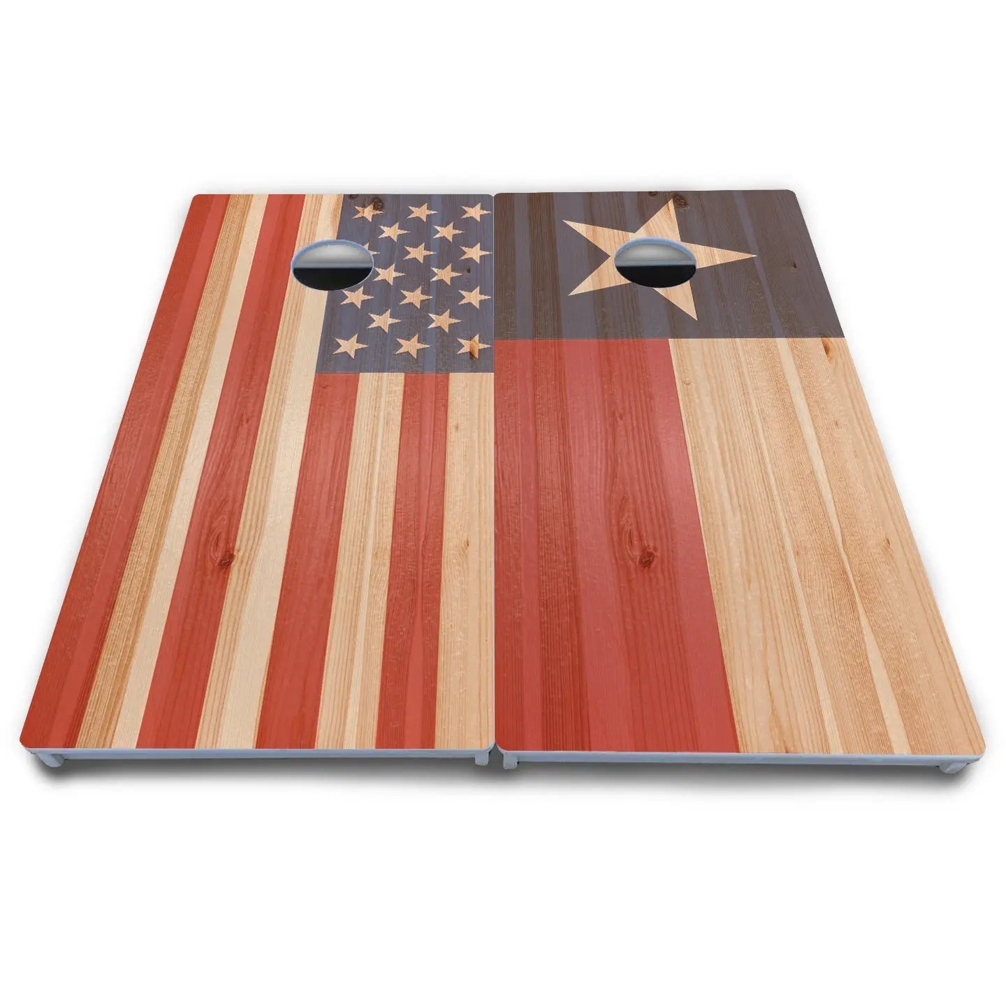 Faded Texas & American Cornhole Boards - All Weather Series Cornhole Solutions