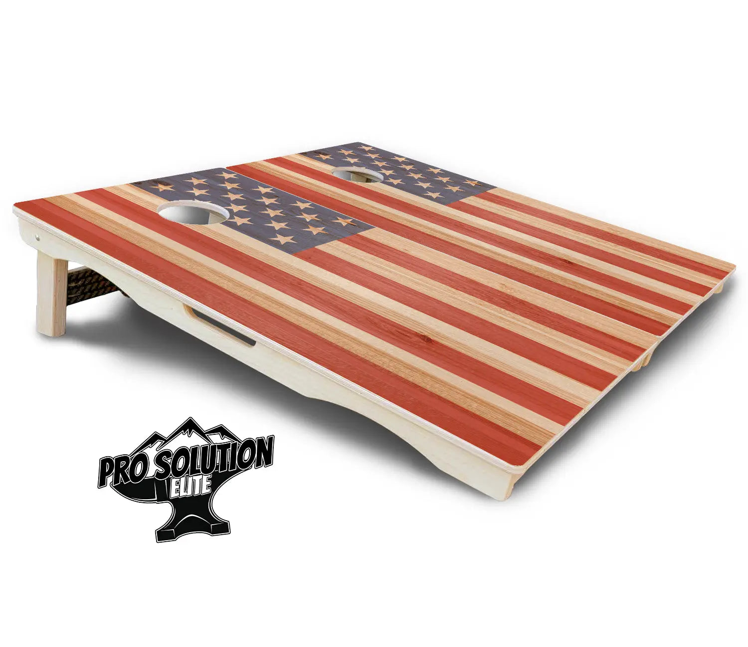 Faded Texas & American Flag Cornhole Boards - Pro Solution Elite Series Cornhole Solutions