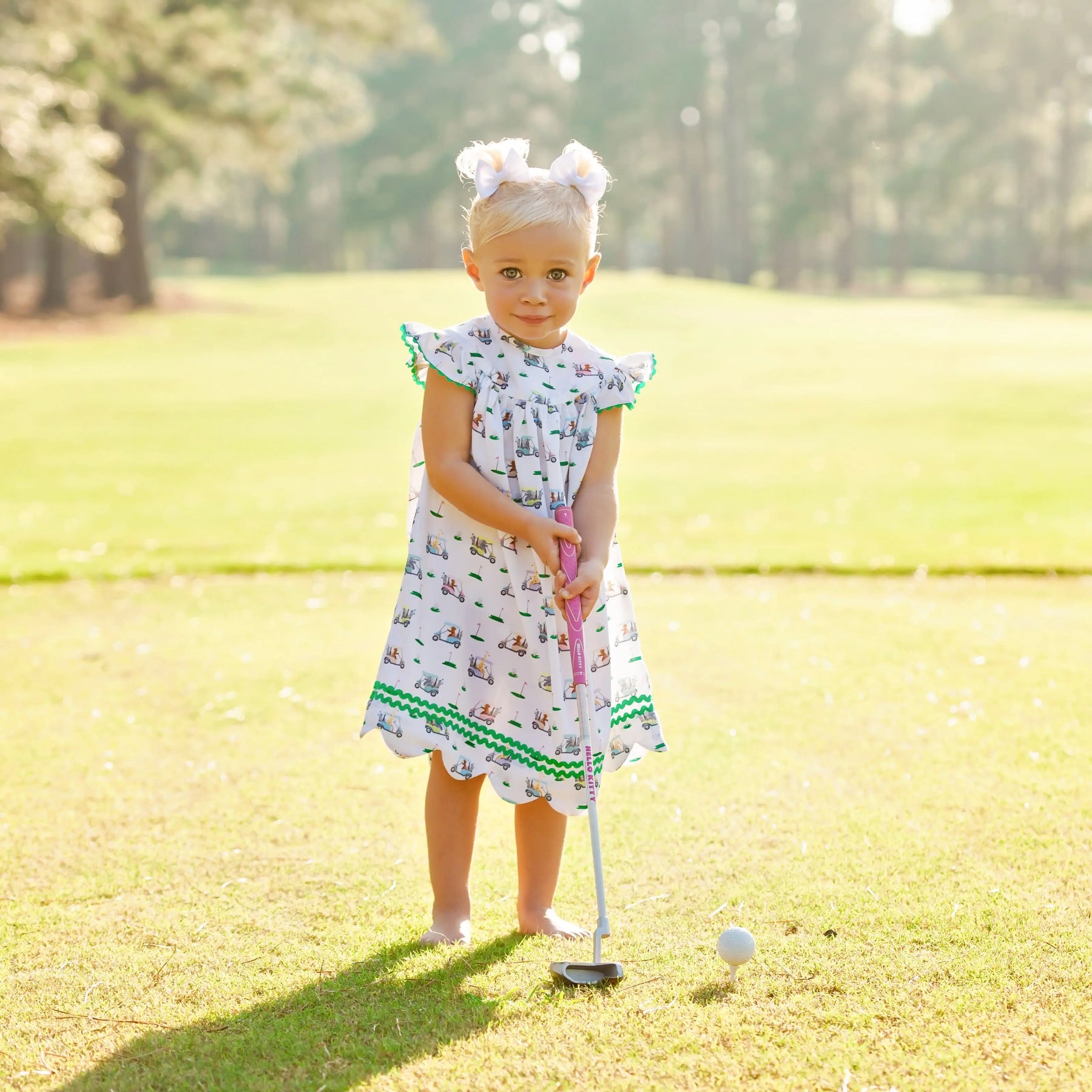 Fairway Golf Dress by Seven Lantern Lane, Southern lifestyle apparel detail photo 9