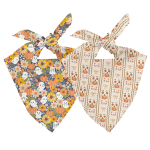 Fall Crochet Reversible Dog Bandana by Dog Bandana Co.